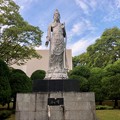 聖観世音菩薩像 北村西望 広島市中区基町 2018年8月31日