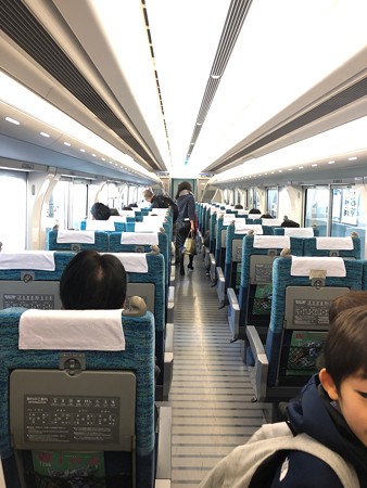 名鉄(名古屋鉄道)ミュースカイ車内 IMG_1640