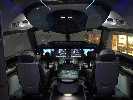 FLIGHT OF DREAMS フライト オブ ドリームズ B787 N787BA コックピット IMG_1650_2