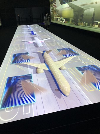 FLIGHT OF DREAMS フライト オブ ドリームズ ボーイングファクトリー プロジェクションマッピング IMG_1659