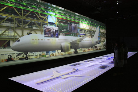 FLIGHT OF DREAMS フライト オブ ドリームズ ボーイングファクトリー プロジェクションマッピング IMG_8578