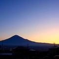 Photos: 5月13日富士宮市からの早朝富士山 おはようございます(^ ^)スッキリ綺麗なグラデーションでしたね～