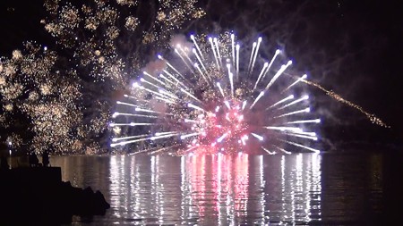 宇和島湾海上打ち上げ花火28