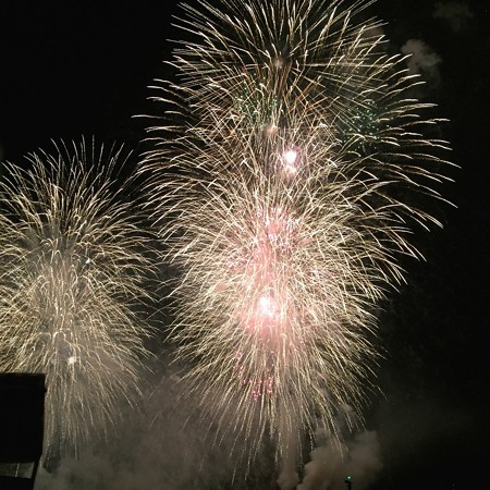 宇和島湾海上打ち上げ花火35