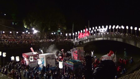 和霊大祭2015 走り込み14 太鼓橋の掛け合い5