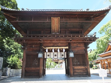 椿神社02 楼門―左大臣・右大臣は誰?