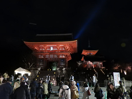 清水寺(夜)01 仁王門