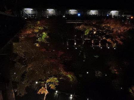 清水寺(夜)26 奥の院は数珠つなぎ