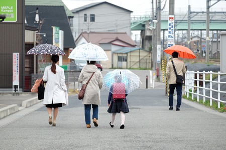 2016.04.07　新潟　姫入学式　初登校は雨