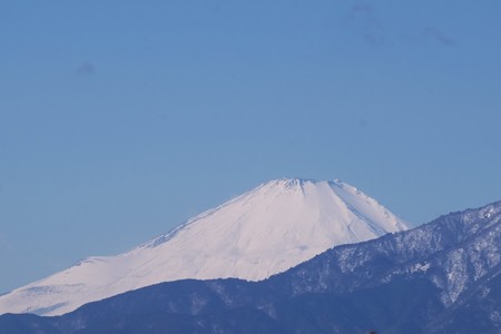 2018.01.26　駅前　富士山
