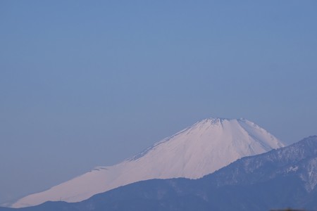 2018.01.31　駅前　富士山