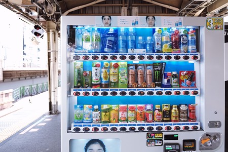 2018.07.19　新橋駅　売切り自販機