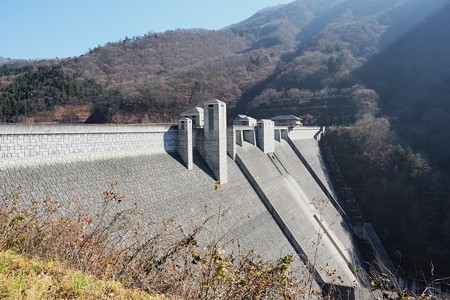 2018.11.27　四万温泉　四万川ダム