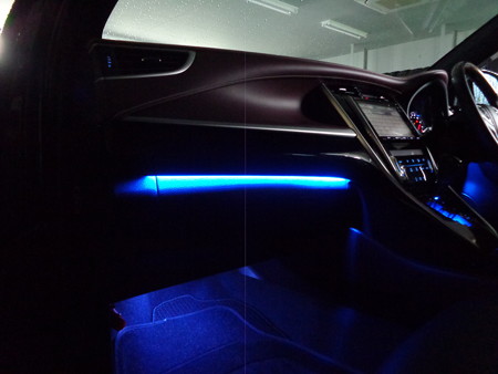 ハリアー６０系　間接照明ＬＥＤ　助手席側