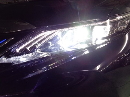 ハリアー　ハイビームＬＥＤ交換　500