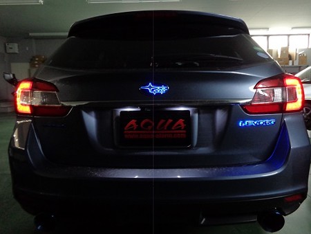 レヴォーグ　茨城県　エンブレムＬＥＤ取付　500