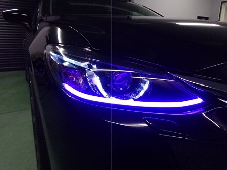 アテンザ　神奈川県　ＮＥＷアウディ風ＬＥＤ取付　スモール時　500