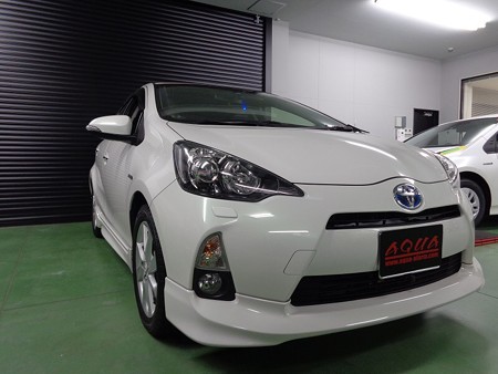トヨタＡＱＵＡ　栃木県　車内ＬＥＤ加工