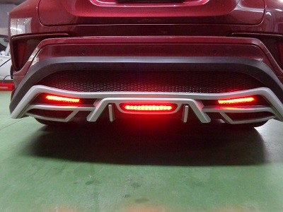 Ｃ－ＨＲ　ＬＥＤ他店さん配線やり直し