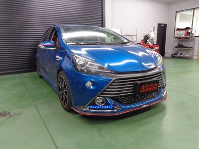 トヨタＡＱＵＡ　神奈川県　セキュリティ・ナイトライダーボイス取付
