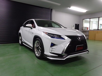 レクサスＲＸ　山梨県　ロック音取付