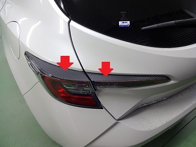 カローラスポーツ 車種別カット済みカーボンシート