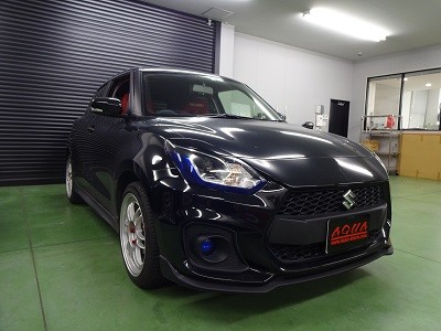 スイフト　福井県　ウーファー取付