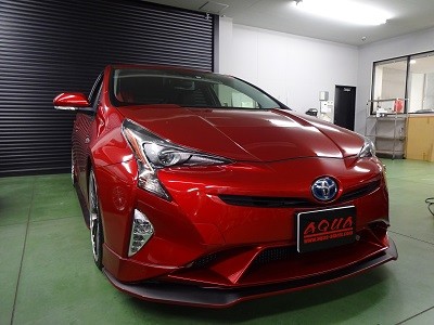 プリウス　岐阜県　ドライブレコーダー取付