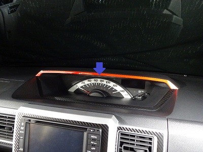 ウェイク　レッドシート＆ブラックカーボンシート貼り込み