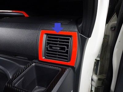 ウェイク　レッドシート＆ブラックカーボンシート貼り込み