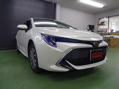 カローラスポーツ　エンスタ・ドラレコ・ノイズ対策遮音マット取付