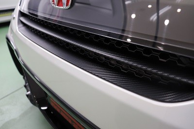 Ｓ６６０センターテールパネル　カット済みカーボンシート貼り込み