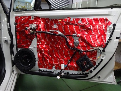 インプレッサスポーツ スピーカー・アンプ・ウーファー取付