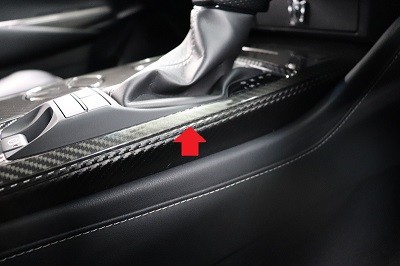 クラウン 車内カット済みカーボンシート貼り込み