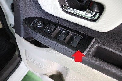 N-BOX カット済みカーボンシート貼り込み