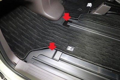 N-BOX カット済みカーボンシート貼り込み