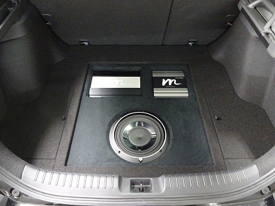 シビックタイプＲ　アンプ・ウーファー取付