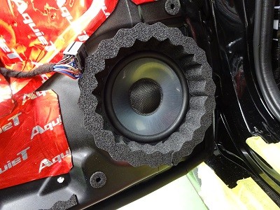 シビックタイプＲ　スピーカー取付