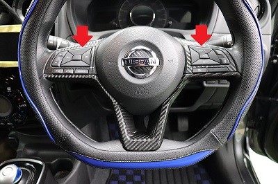 ノートＥ１２　車種別カット済みカーボンシート貼り込み