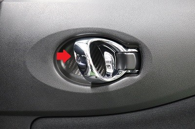 ノートＥ１２　車種別カット済みカーボンシート貼り込み