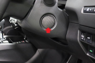 エクストレイルＴ３２　カット済みカーボンシート貼り込み