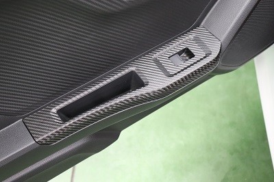 S660　パワーウインドウスイッチパネル　カーボンシート貼り込み