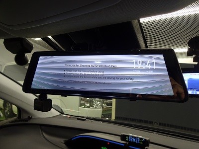 プリウスＰＨＶ　ミラーモニター取付