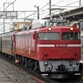 Photos: EF81 80+旧客3B磐越西線120周年記念号送り込回送 回9141レ