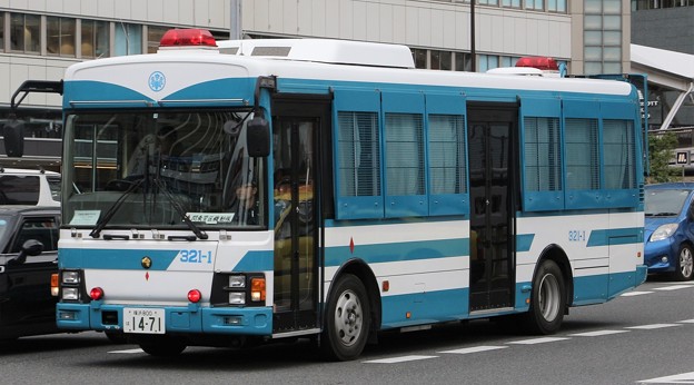 神奈川県警 関東管区機動隊　大型輸送車