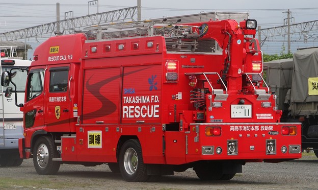 Photos: 滋賀県高島市消防本部　ll型救助工作車（後部）