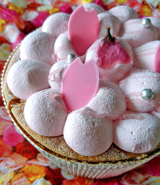 桜のケーキ