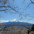 忠霊塔から見た富士山