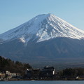 河口湖からみた富士山