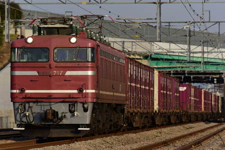 57ﾚ　EF81-717+コキ100系